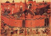 unknow artist The Mongolen Sturmen and conquer Baghdad in 1258 Germany oil painting artist